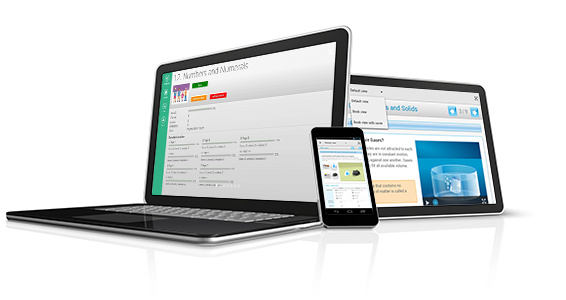 mCourser platform works with every mobile device