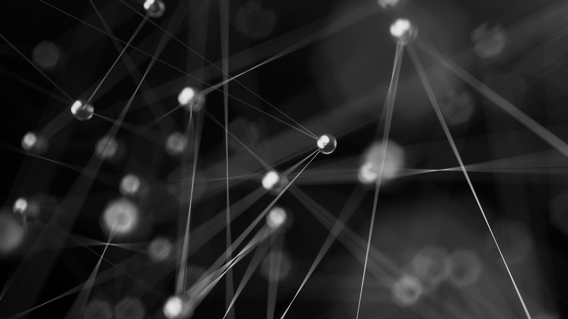 Abstract network connection background | Learnetic | Educational