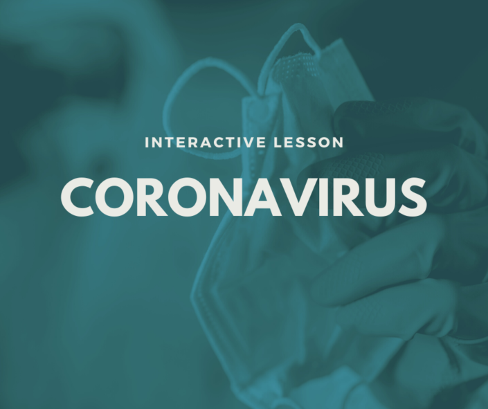 COVID-19 virus free interactive lesson. COVID-19 lesson for free