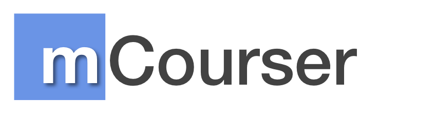 mCourser LMS logo