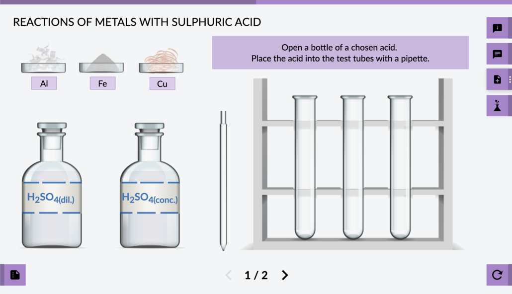 Interactive chemistry lab