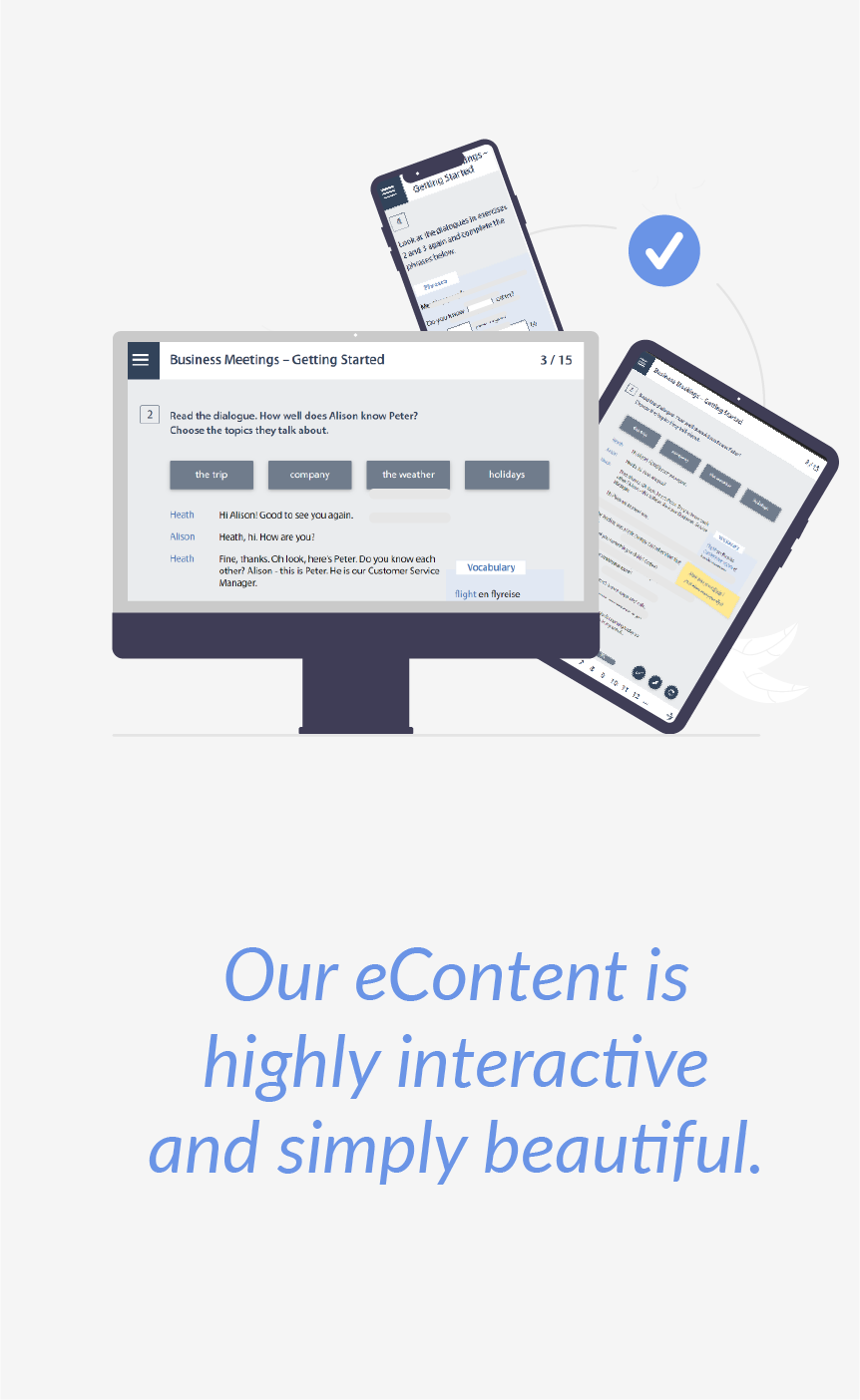 eContent packages created by our Team