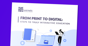 interactive education - from print to digital in K-12 publishing