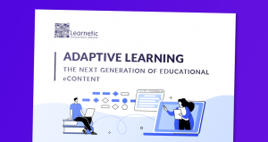 Adaptive learning in educational eContent
