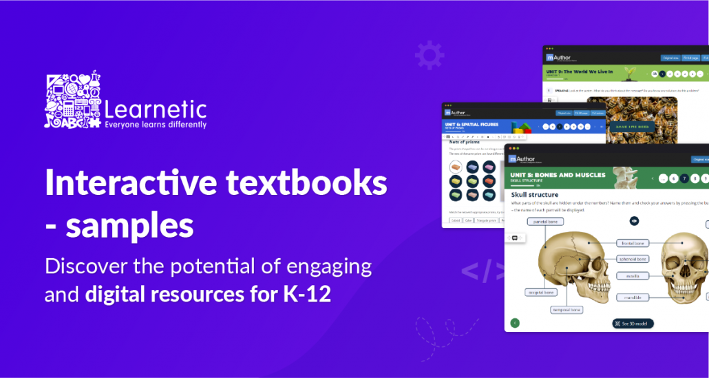 Advanced eContent samples for K-12 - try them for free