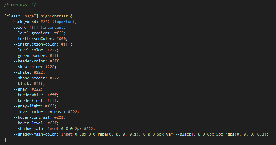 Color variables in mAuthor