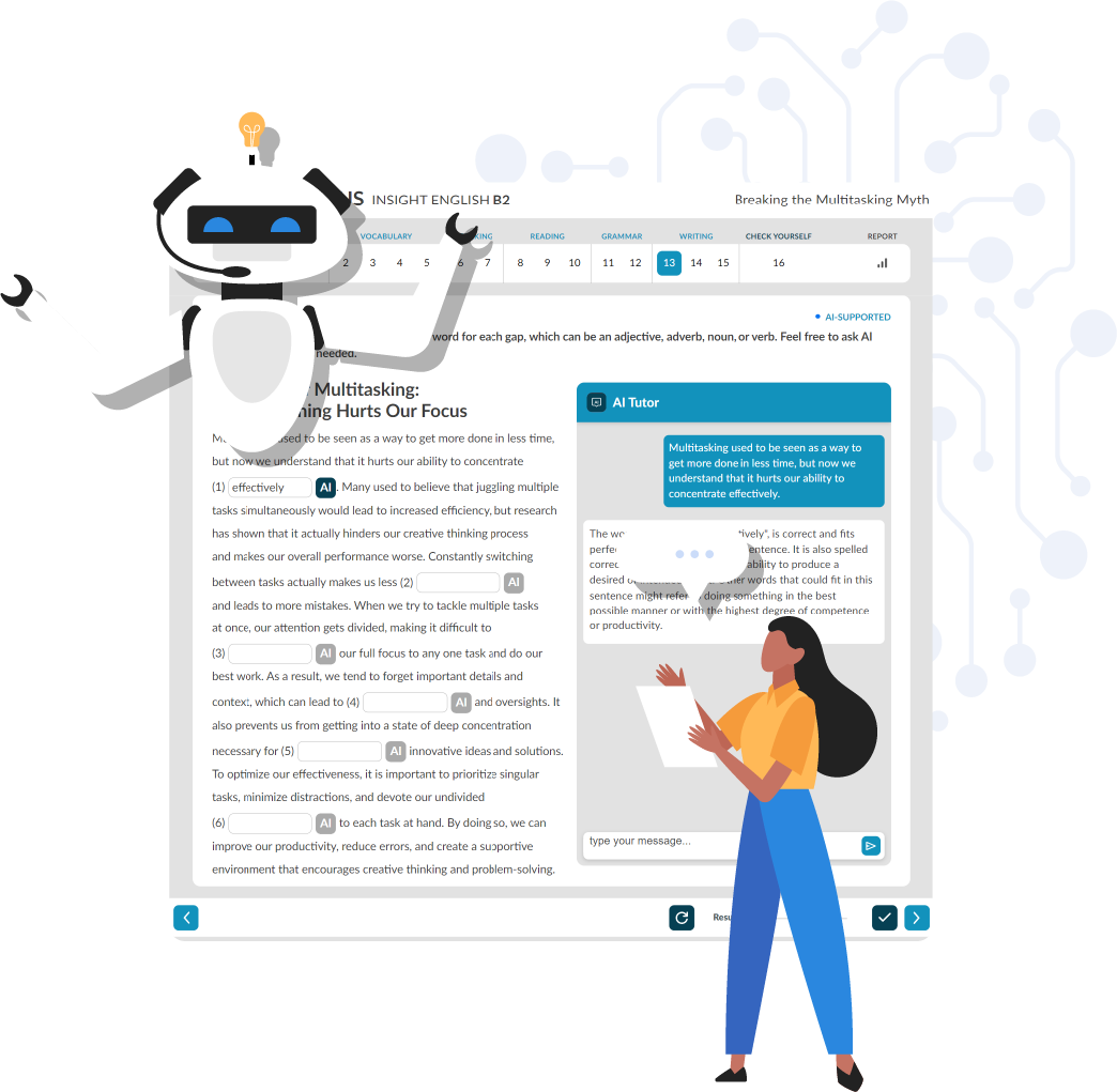 Benefits of AI-empowered educational materials-for teachers