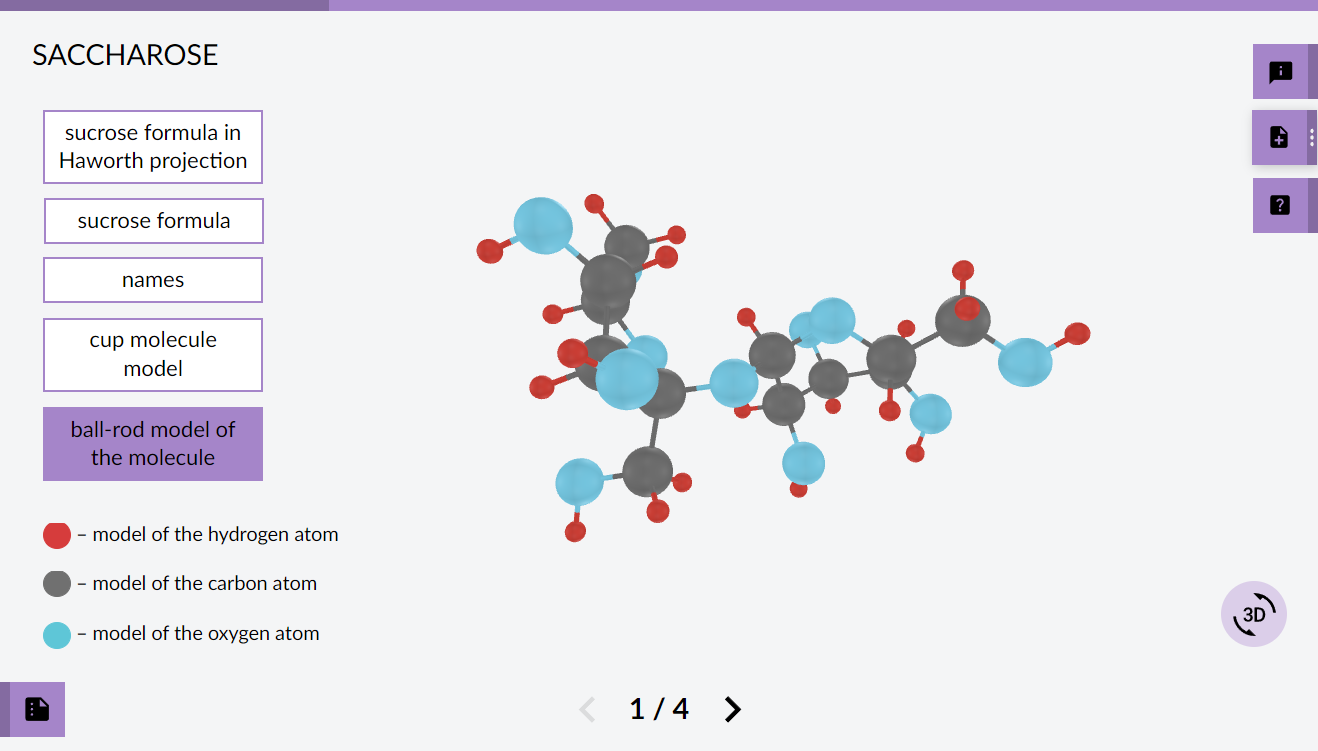 Sucrose properties: Laboratory